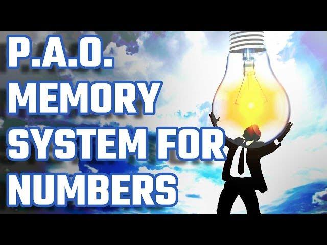 How to Memorize Numbers With A PAO System [Person Action Object]