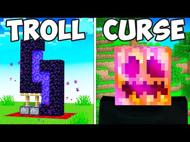 101 PRANKS To Make Your Friends RAGE QUIT in Minecraft!