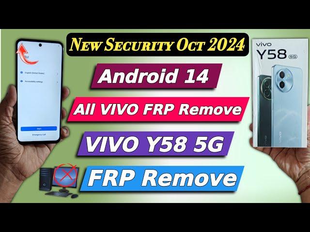 New Solution All Vivo Frp - Android 14 2024 / Vivo Y56 5G Frp Bypass - Without Pc