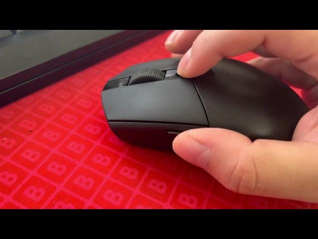 Logitech G305 modded with Kailh silent micro switches