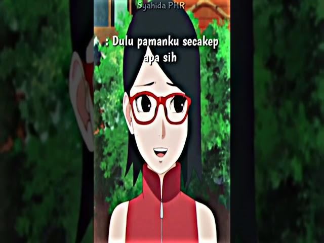 Sarada:Dulu pamanku secakep apa sih ?#shorts #itachi #uchiha #sarada #naruto #sasuke #boruto