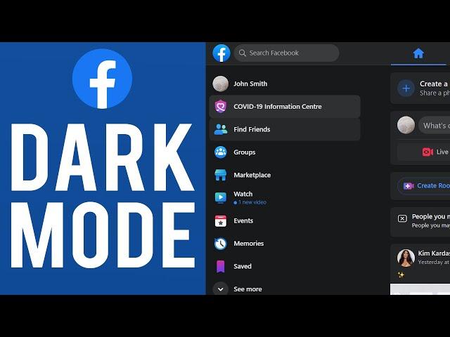 How To Enable Dark Mode on Facebook PC (2021)