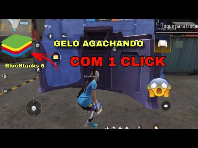 COMO COLOCAR MACRO DE GELO AGACHANDO EMULADOR BLUESTACKS 5 FF (gelo agachando apenas um clique!!)