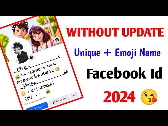 How To Create Unique + Emoji Name Facebook Account 2024 Stylish Name Fb id