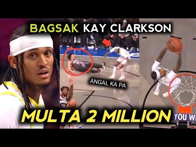 May Nakabangga nanaman si Jordan Clarkson sa Brooklyn, Pinag Multa si JC ng 2 Million Pesos ng NBA