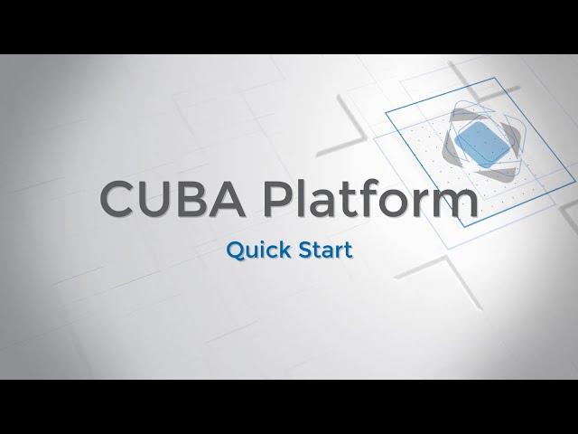 CUBA Studio 14 Quick Start IT