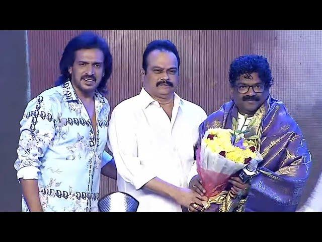 Upendra Felicitates RRR Producer Danayya and Lyricist Chandrabose For Winning Golden Globes Award