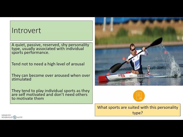 Personality GCSE PE