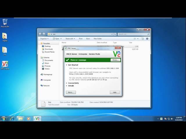 how to install real vnc for remote desktop  access