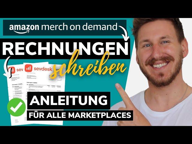 POD ️ DARUM MUSST DU RECHNUNGEN für AMAZON SCHREIBEN! | Anleitung mit sevdesk +Rabattcode