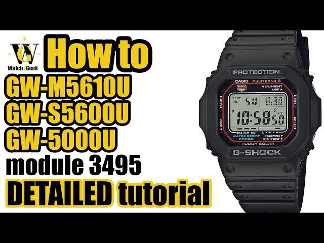 GWM5610U, GW5000U & GWS5600U - 3495 module - tutorial on how to setup and use ALL the functions