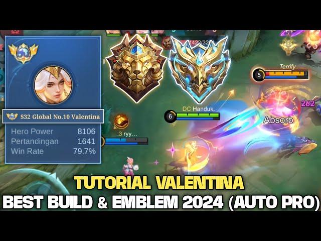 TUTORIAL VALENTINA BUAT PEMULA!! WAJIB NONTON VIDEO INI BIAR KAMU BISA (ALL TIER)!! - MOBILE LEGENDS