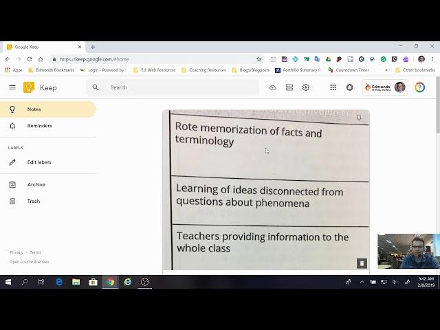 Google Keep: Convert Image Note to OCR Text