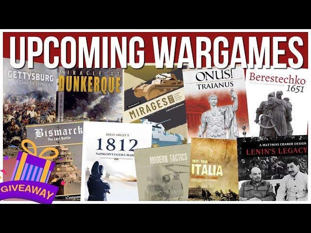 Upcoming Wargames + Giveway | March 2024 | New Releases | Board Games