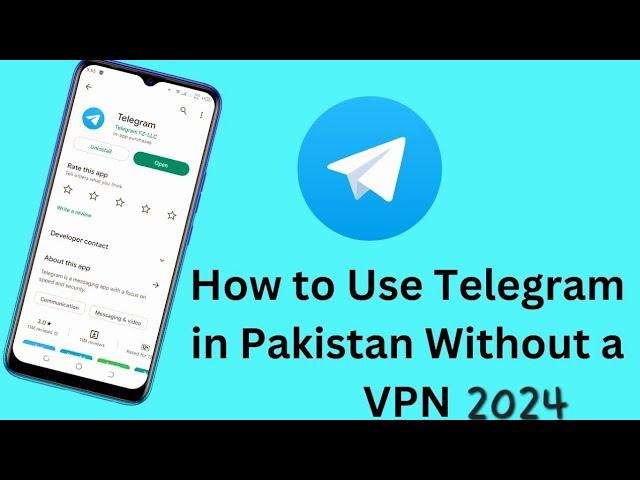 How to use telegram in pakistan without vpn | Telegram connecting problem solved | Zubi tech hub