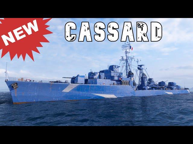 World of WarShips Cassard - NEW SHIP !
