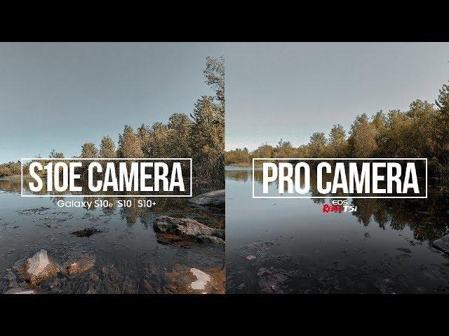 Samsung S10e VS Pro Camera Comparison in 4K