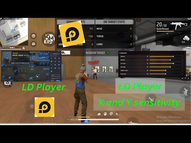 LD player headshot setting | LD PLAYER FREE FIRE SETTINGS | LD PLAYER 3.1 Headshot SENSITIVITY