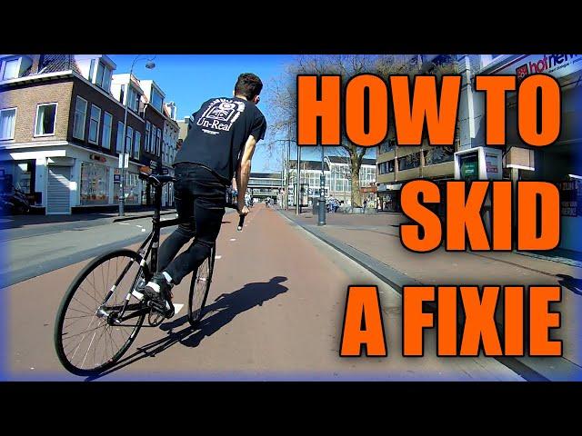 How To Skid A Fixie (Fixed Gear Bike) [TUTORIAL]