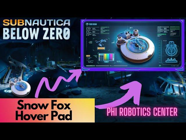 Phi Robotics Centre Snow Fox Hover Pad | Subnautica Below Zero