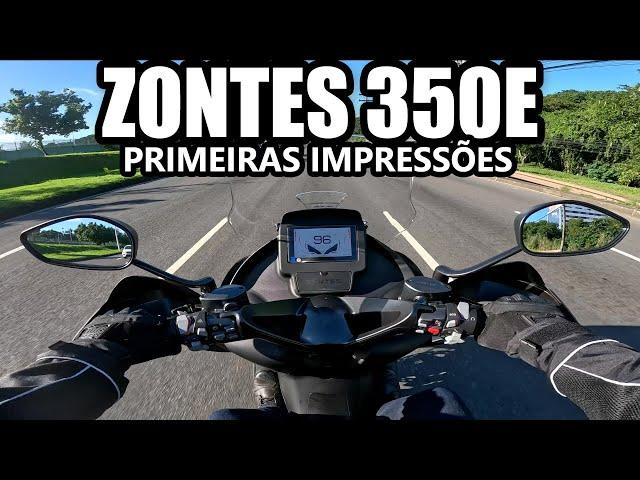 Zontes 350E - Primeiras Impressões  [Motovlog POV Zontes 350E]