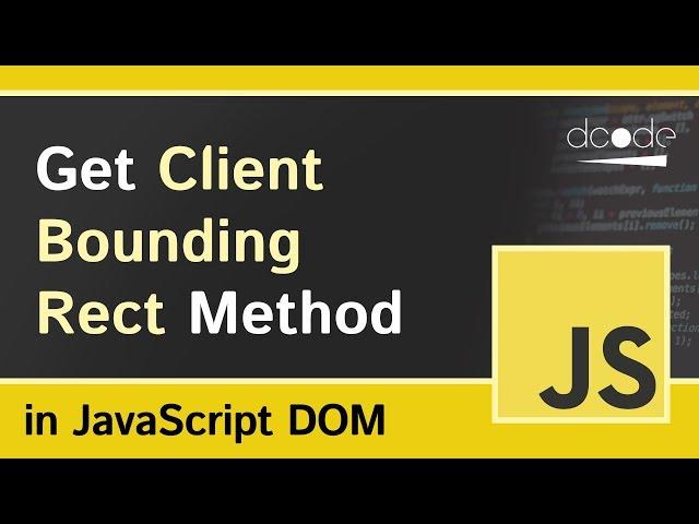 getBoundingClientRect() in Javascript DOM