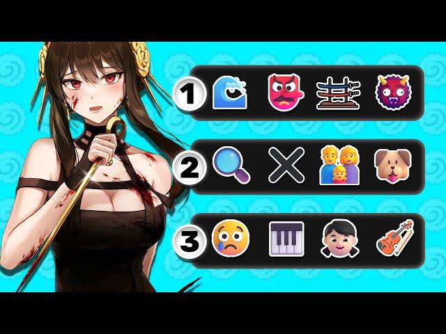 Can You Guess The Anime From The Emojis? | Anime Emoji Quiz