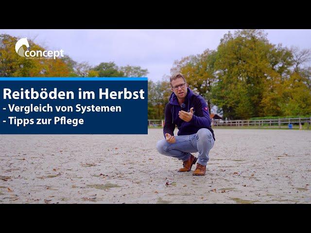 Reitboden im Herbst | Reitplatz Systeme im Vergleich | Tipps zur Pflege