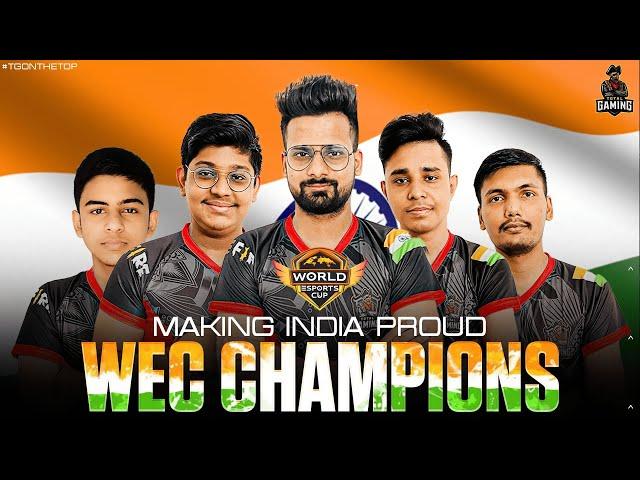 WEC Champions - Making India Proud  | Ft. Total Gaming Esports