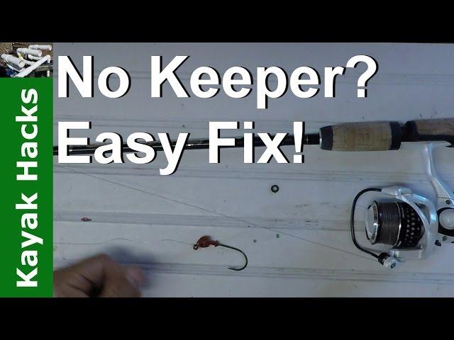 How to make a Hook Keeper for a Fishing Rod in seconds