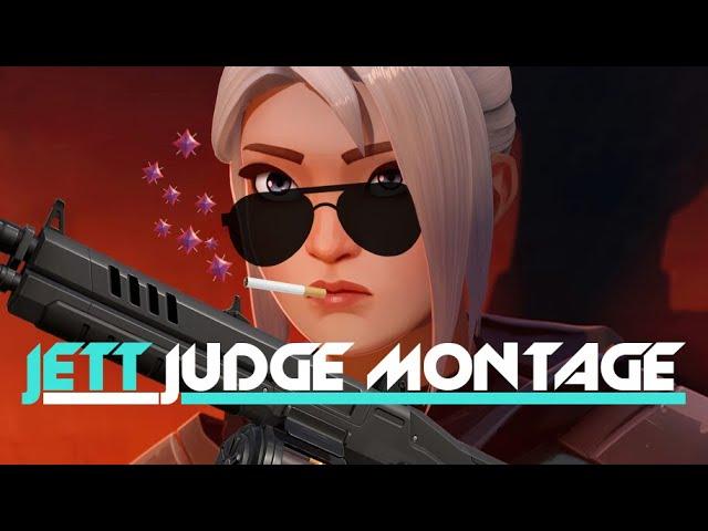 AGGRESSIVE IMMORTAL JETT JUDGE ONLY VALORANT MONTAGE