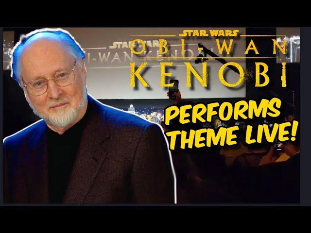 John Williams plays new Obi Wan Kenobi theme LIVE at Star Wars Celebration!