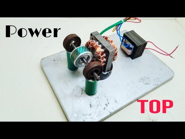 Top 2 Free Energy 6000 KW Generator 220v use fan, capacitor, magnet,light || ASR MAKER