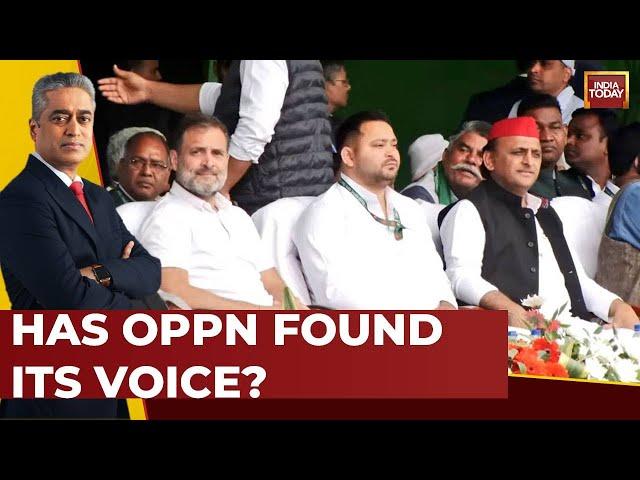 NewsToday With Rajdeep Sardesai: Has Oppn Found Its Voice? | Bid To Gherao NDA Govt From Day 1?