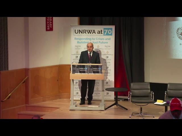 UNRWA At 70 Conference: Opening Speech - Tariq Hamoud - Director of Palestinian Return Centre