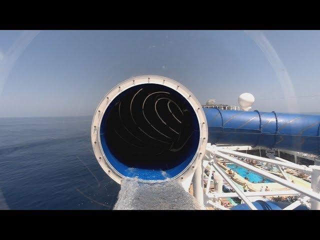 The Aqua Racer Waterslide on Norwegian Bliss