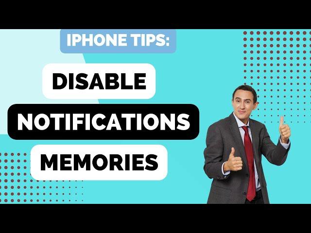 How to Disable Notifications for 'Memories' in Apple Photos