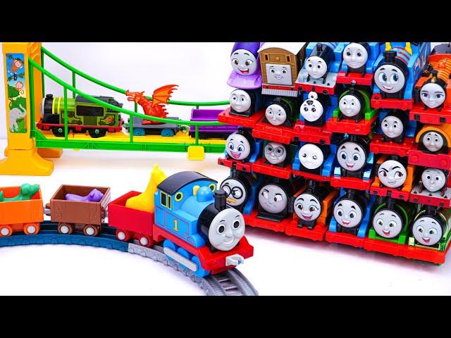 Thomas & Friends Track Toys Collection ASMR | Thomas & Friends Plarail Suspension Bridge Set