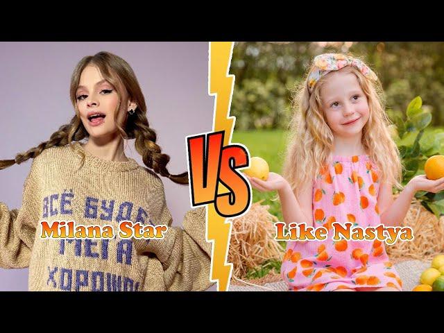 Milana Star VS Like Nastya Transformation  New Stars From Baby To 2023