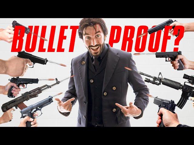 Making a BULLETPROOF John Wick Suit in Real Life!