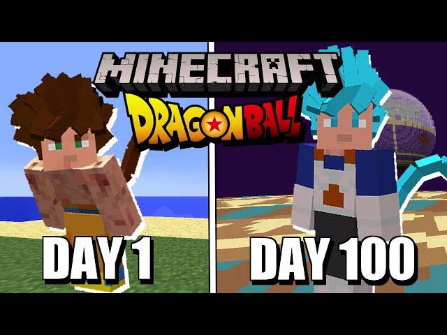 I Survived 100 DAYS In Dragon Ball Minecraft!