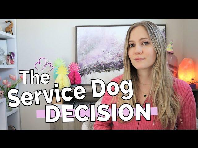 Do I NEED a Service Dog? // My TOP 5 make-or-break scenarios + ANNOUNCEMENTS! (details next week!)