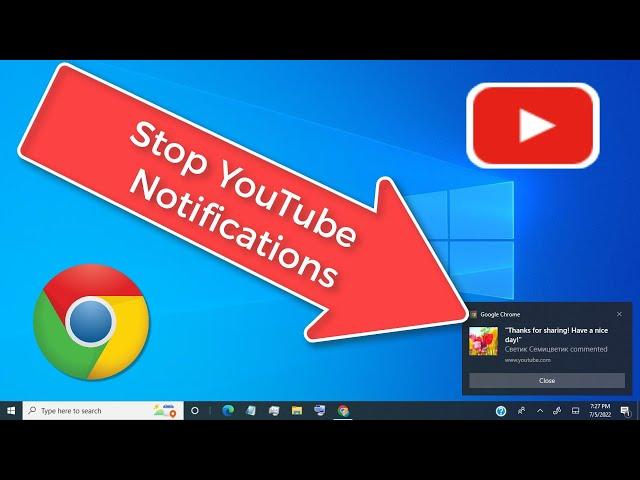 How to Stop YouTube Notifications on Chrome - Windows Laptop and PC