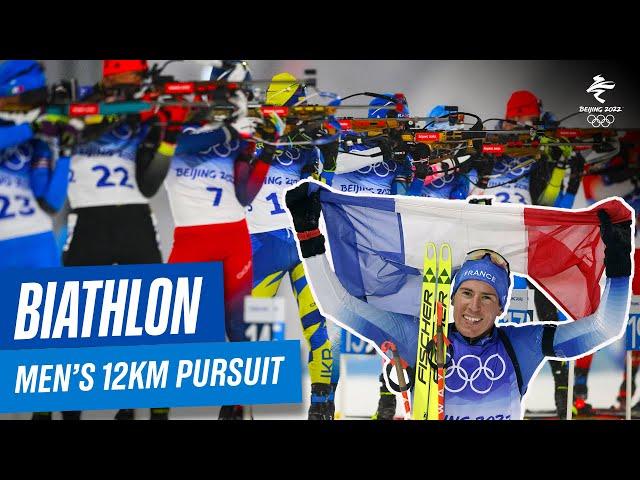 Biathlon - Men's 12.5km Pursuit | Full Replay | #Beijing2022