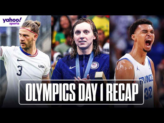 OLYMPICS - Day 1 Recap: Katie LEDECKY, USMNT & Victor WEMBANYAMA | Yahoo Sports