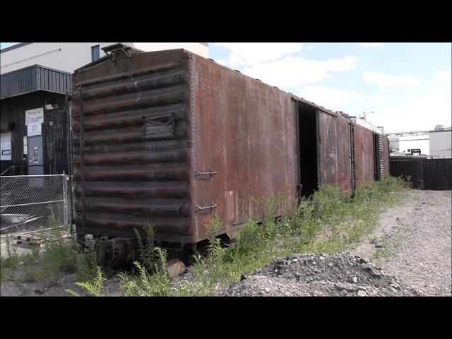 Abandoned New Haven Railroad Boxcars in Boston, MA