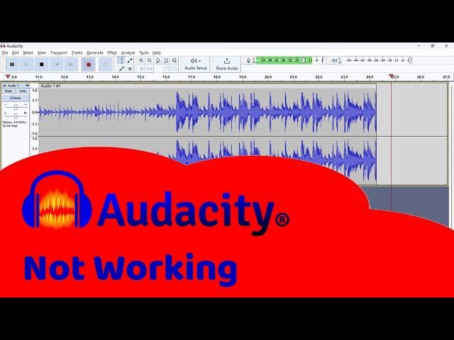 Audacity not recording | not working | not playing through headphones | How to Record Computer Audio