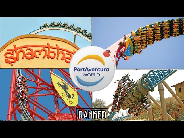 Top 10 Roller Coasters at PortAventura World | Salou, Spain (2023)