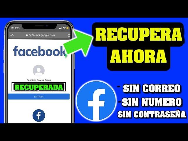 COMO RECUPERAR CUENTA DE FACEBOOK SIN CORREO Y SIN NUMERO DESDE EL TELEFONO 2024