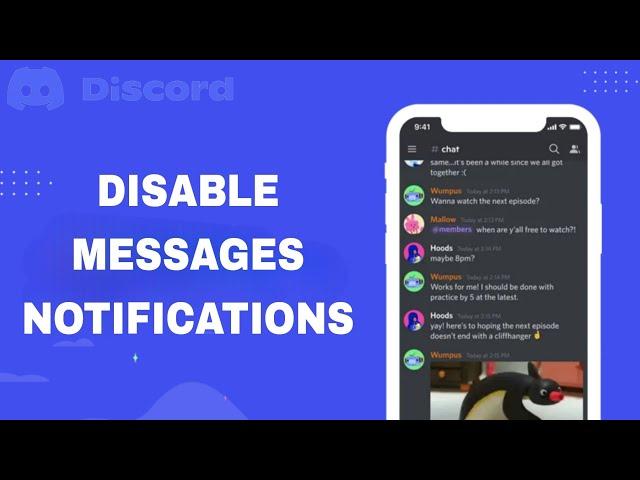 How To Disable And Turn Off Messages Notifications On Discord App